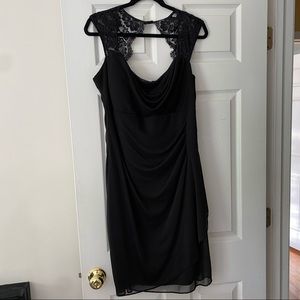 Black cocktail dress